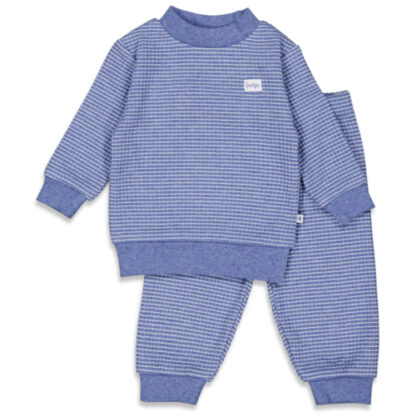 Feetje Pyjama Basic Blue Melange