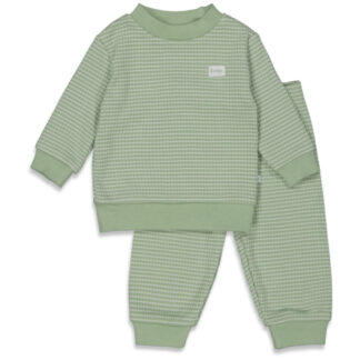 Feetje Pyjama Basic Green Melange