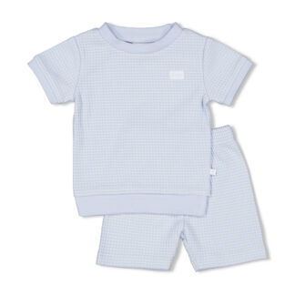 Feetje Shortama Wafel - Summer Special Baby Blue
