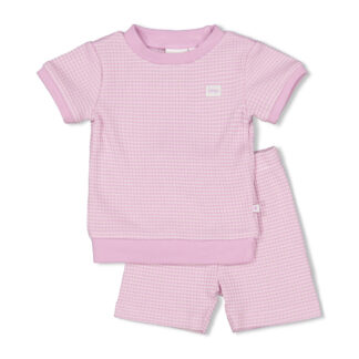Feetje Shortama Wafel - Summer Special Lila