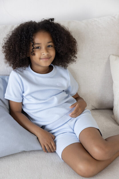 Feetje Shortama Wafel - Summer Special Baby Blue - Afbeelding 6