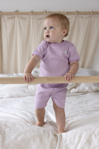 Feetje Shortama Wafel - Summer Special Lila - Afbeelding 3