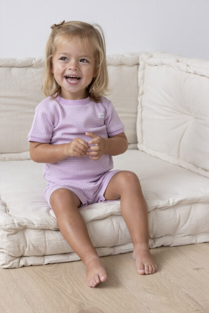 Feetje Shortama Wafel - Summer Special Lila - Afbeelding 4
